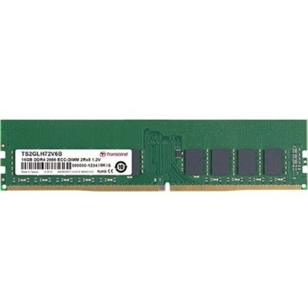 Transcend Information Ddr4 Dimm - 16 Gb - Dimm 288-Pin - 2666 Mhz - Ecc - 1.2 V TS2GLH72V6B